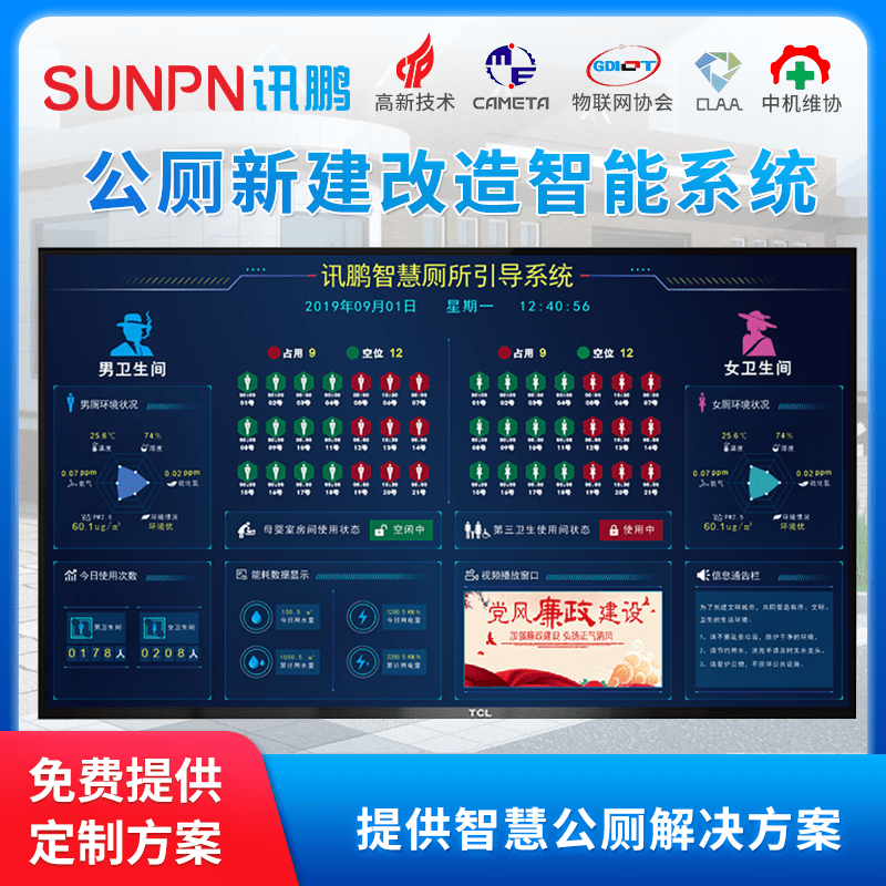 訊鵬智慧公廁系統(tǒng)